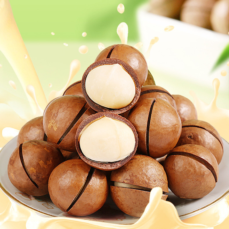 Baicao Flavored Macadamia Nuts 30g Box Size 150 Packages Nuts Dried Fruit Creamy Snacks Popular Snacks