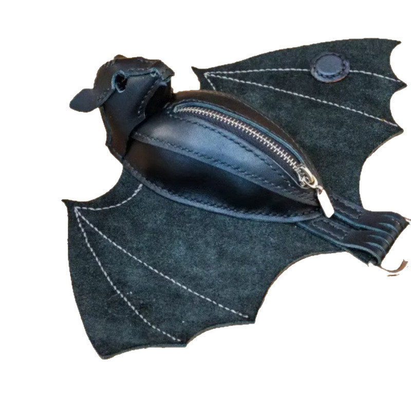 Cross-Border Best-Selling Leather Bat Coin Purse Leather Bat-Shaped Coin Purse