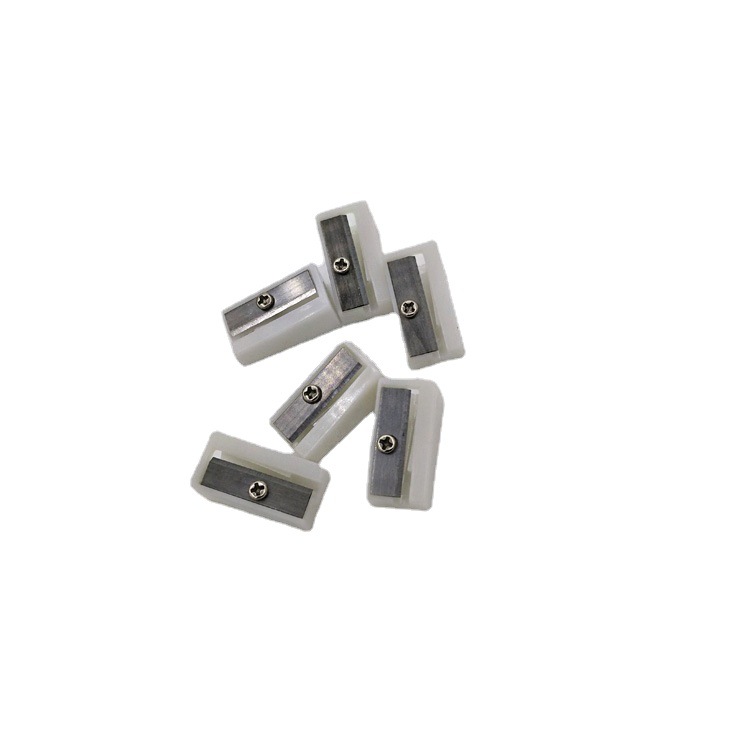 Tiktok Net red factory direct transparent white safety pencil sharpener core pencil sharpener pencil knife core universal cutting