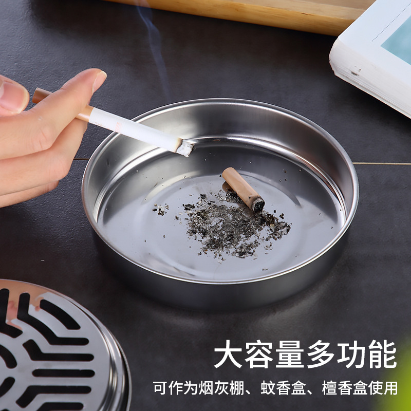 Stainless Steel Mosquito Incense Box Large Mosquito Incense Rack Stainless Steel Mosquito Incense Plate with Cover Mosquito Incense Plate Nail Teeth Mosquito Incense Tray