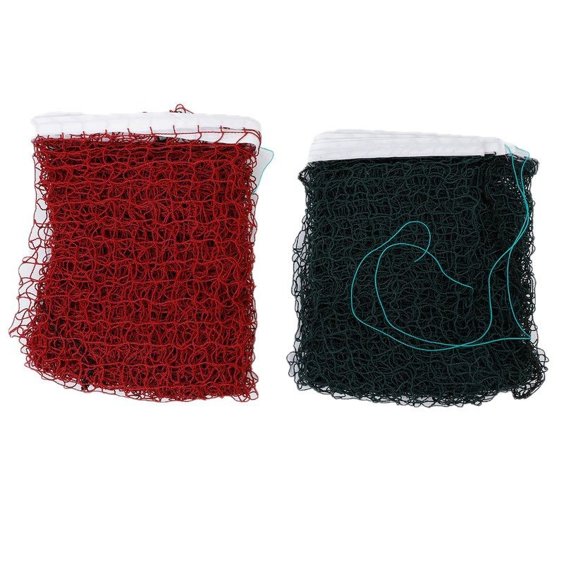 Red and Green Badminton Net Portable Indoor and Outdoor Standard Badminton Net Blocking Cross-Border Badminton Net