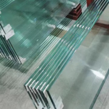 Современные прямоугольные безрамные строительные материалы из закаленного стекла толщиной 12мм, опциональный размер и толщина, устойчивость к окислению и коррозии