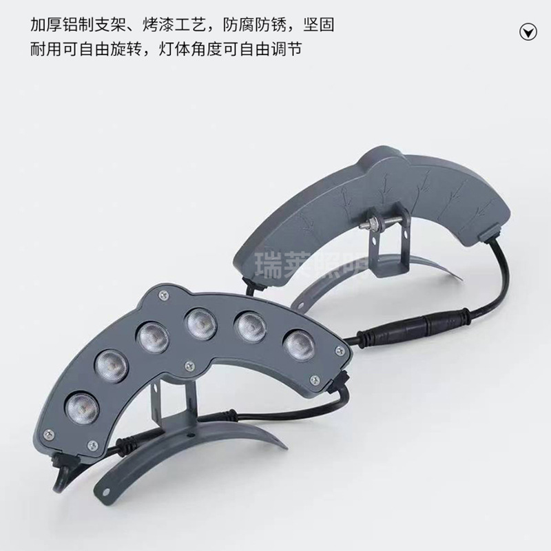 Led Corrugated Light Luminous Tile Eaves Outdoor Waterproof Temple Pavilion Light Roof Ancient Building Dc24V Tile Light