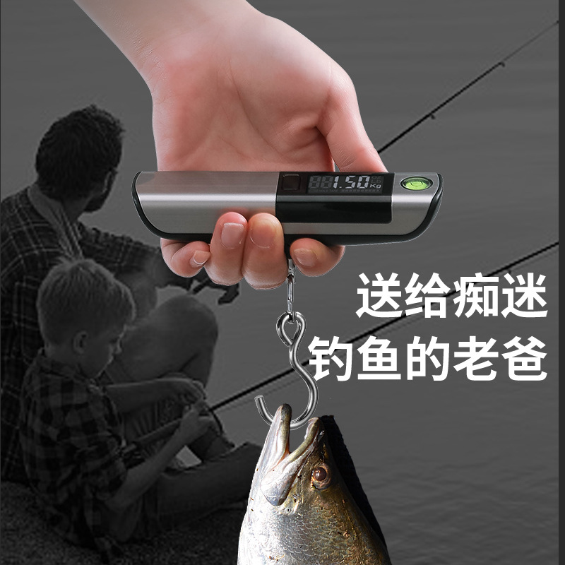 Cross-Border Supply Electronic Portable Scale Portable Suitcase Express Scale with Tape Measure Electronic Scale Grocery Shopping Fishing Scale