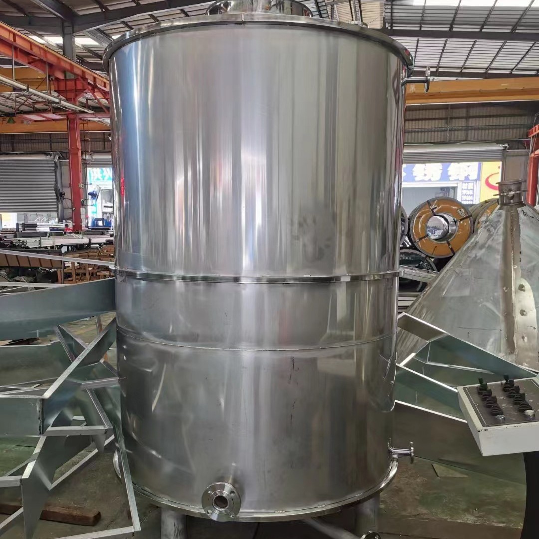 Manufacturer Stainless Steel Storage Tank Horizontal and Vertical Can Making Industry 304 Stainless Steel Beer Tank Solvent Oil Tank Vertical Double Layer
