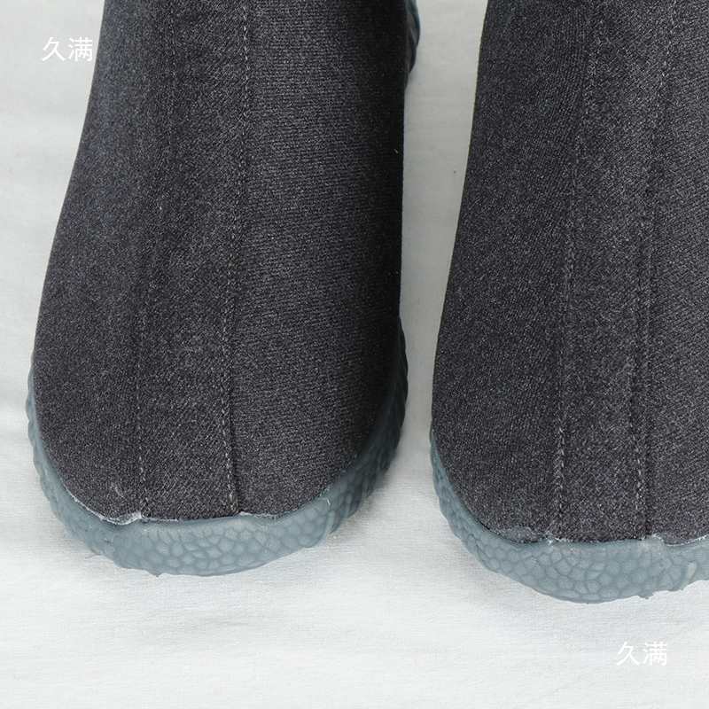 Monk Shoes, Winter Cotton Shoes, Monk High-Top Shoes, Warm and Velvet Shoes for Men and Women, Layman Shoes, Two-Cotton Shoes, Velvet Soft-Soled Shoes