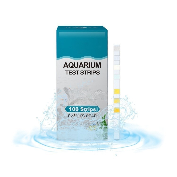 Amazon aquarium test paper test strip fish tank 7in1 water quality hardness residual chlorine nitrite acid alkaline ph