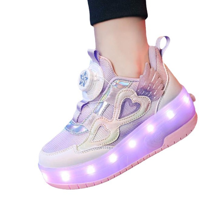 Explosive Heelys Shoes Boys Summer Breathable Children Pupils sneaker Light Shoes Skating Skate Shoes Girls