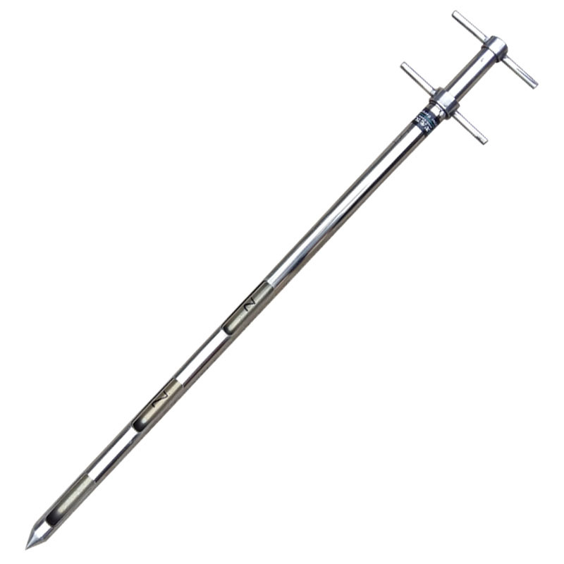 Source manufacturers stainless steel double-tube rotary drawing sampling tube powder particles medicine grain grain probe