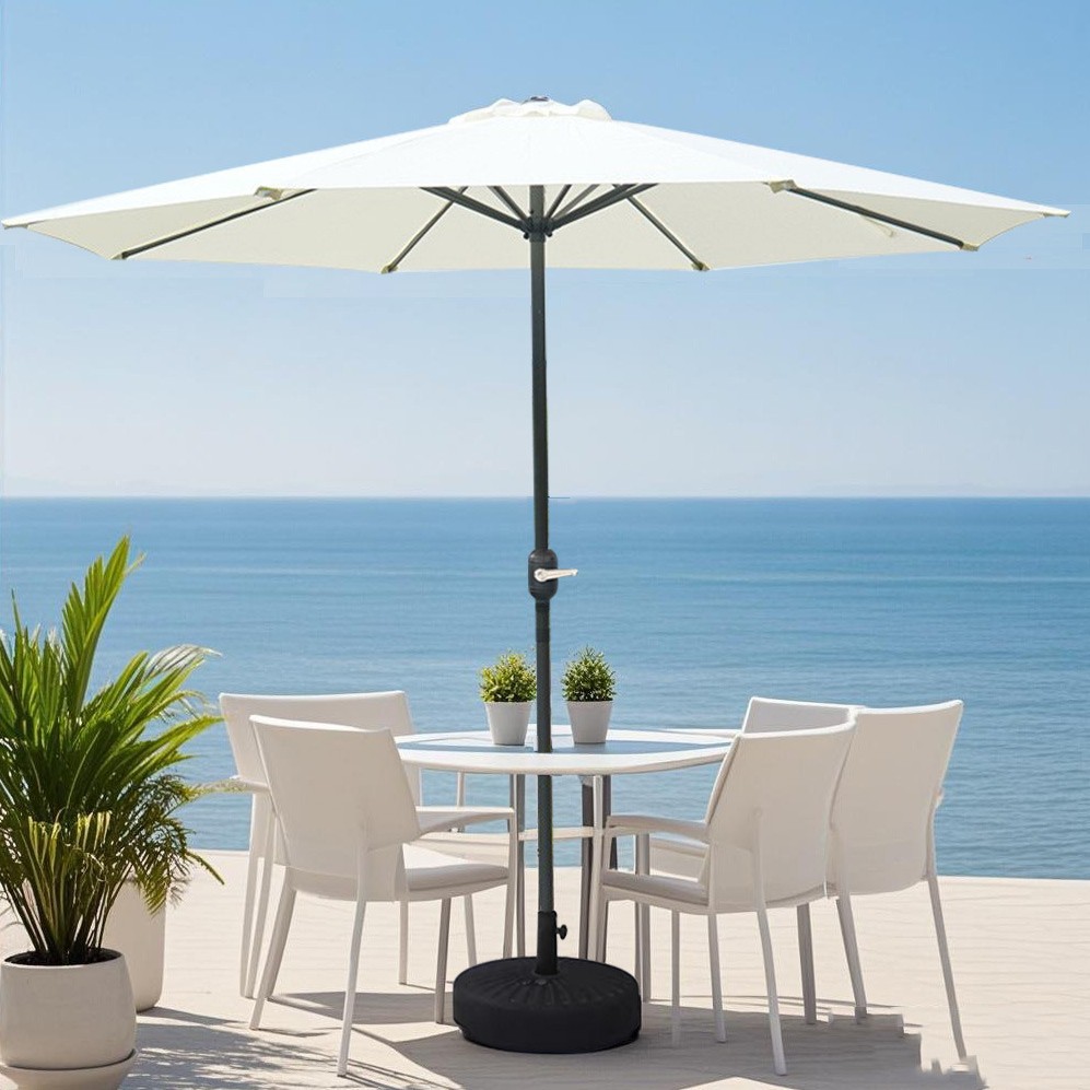 Outdoor Parasol, Open-Air Courtyard Umbrella, Garden Cafe, Villa, Leisure Outdoor Balcony, Home Outdoor Center Column Umbrella