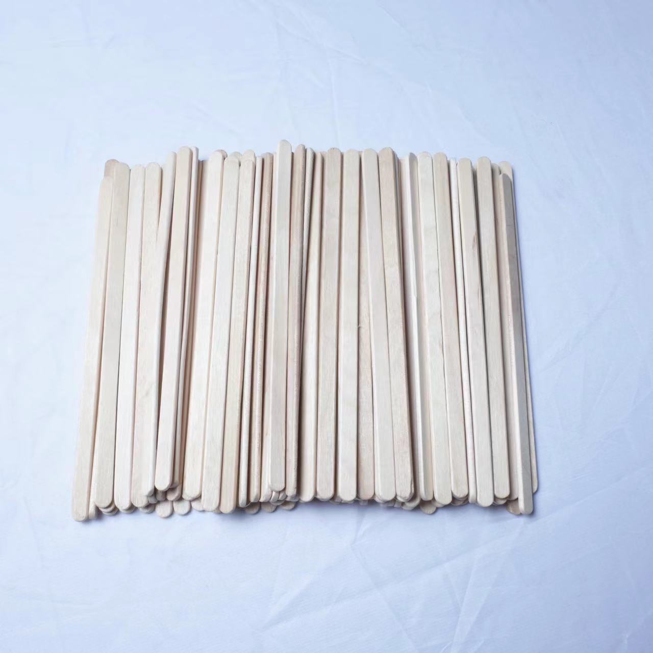 Кофейная палочка для перемешивания с круглой и плоской головкой, многоразмерная, деревянная, для коммерческих машин