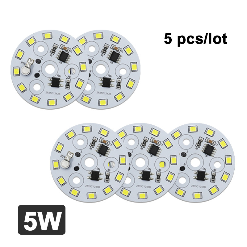 12W Multiple Power Dob Driver-Free Cob Light Source Patch Lamp Bead Bulb Lamp Downlight Spotlight Light Source Ac220V