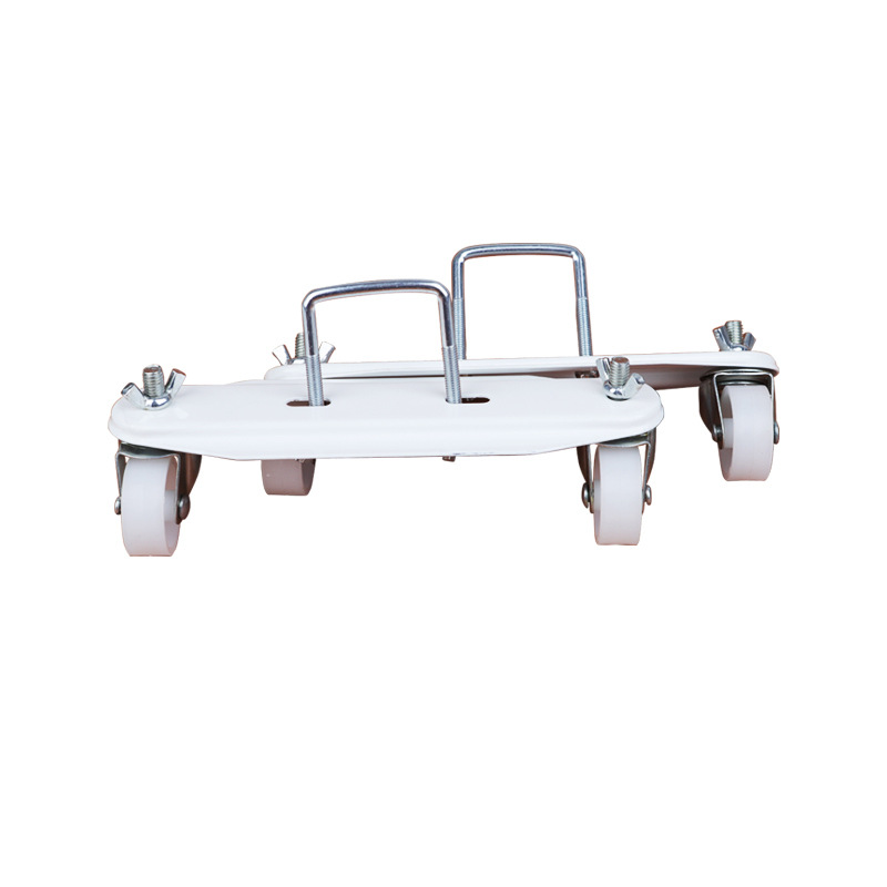 Cross-Border Manufacturer Direct Supply of Static Casters Radiator Floor Bracket Base Plastic Universal Wheels Durable and Non-Slip Special