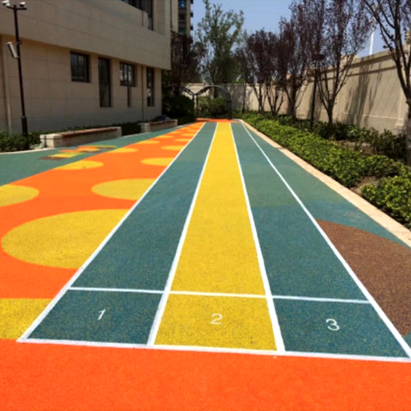 Epdm Rubber Particles Plastic Track Material Breathable Plastic Track Outdoor Floor Rubber Track Engineering Undertaking