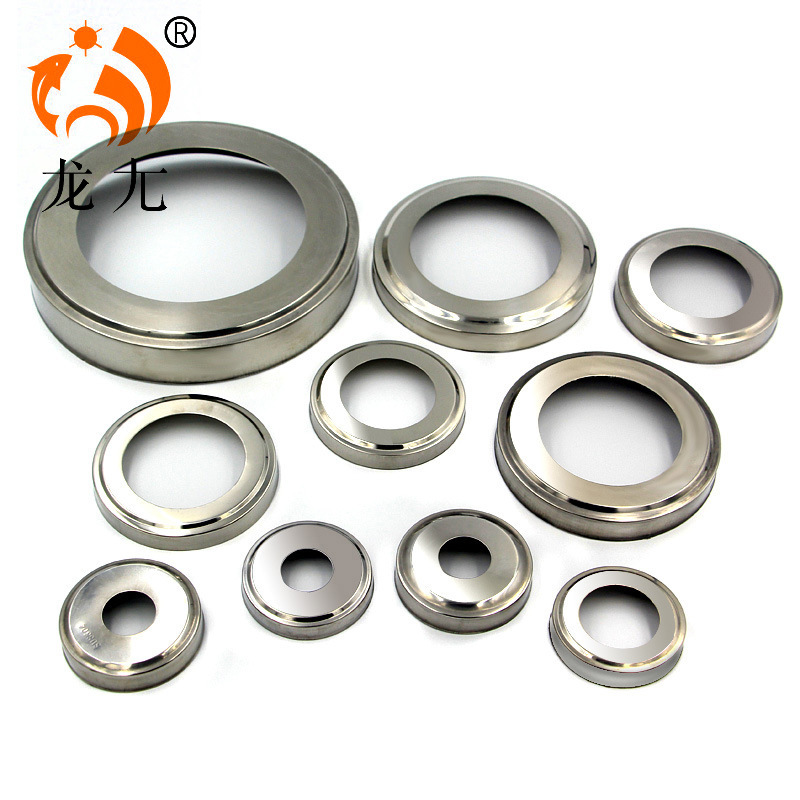 Кединг Перила для лестницы Нержавеющая сталь Утолщенная декоративная накладка 304 Нержавеющая сталь Круглая водонепроницаемая колонна