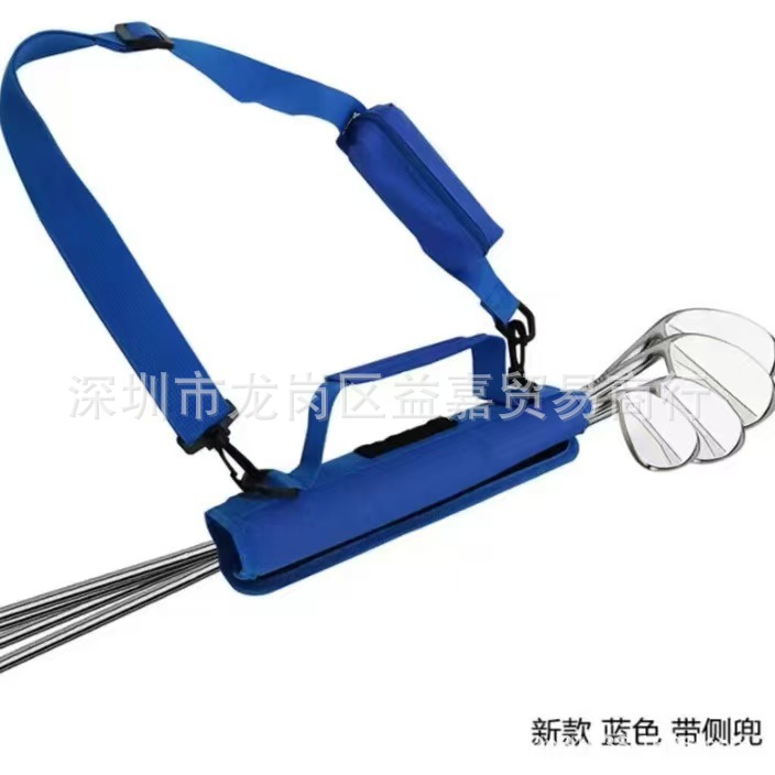 Golf Cart Bag Portable Handheld Cart Tube Easy Grip Small Practice Bag Easy Simple Cart Bag