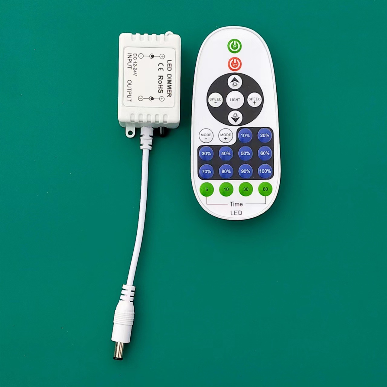 RF23 key wireless I infrared remote control LED low voltage monochrome neon strip advertising luminous word dimming controller