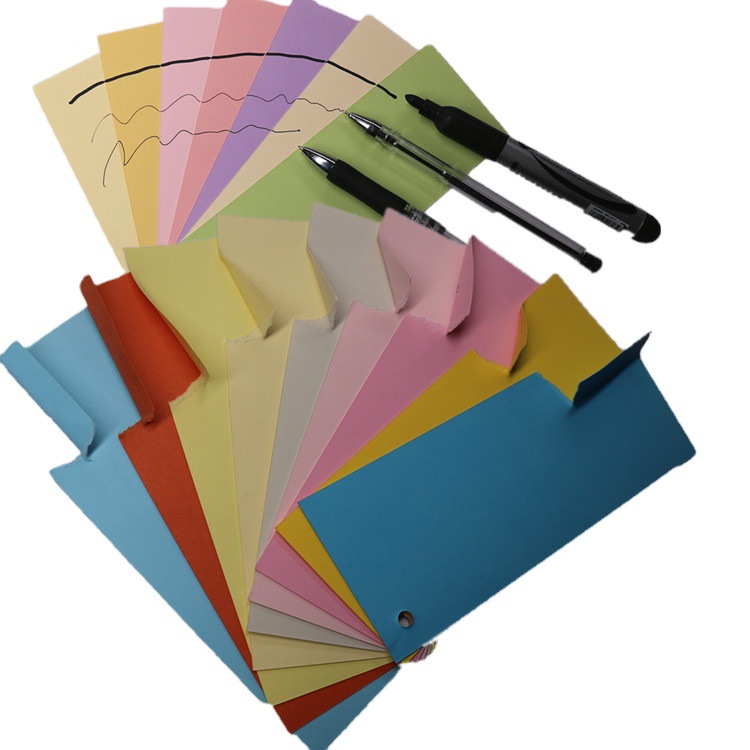 Full Open Color Hard Cardboard Pure Wood Pulp Thickened Color Cardboard 1K Color Cardboard DIY Color Drawing Cardboard