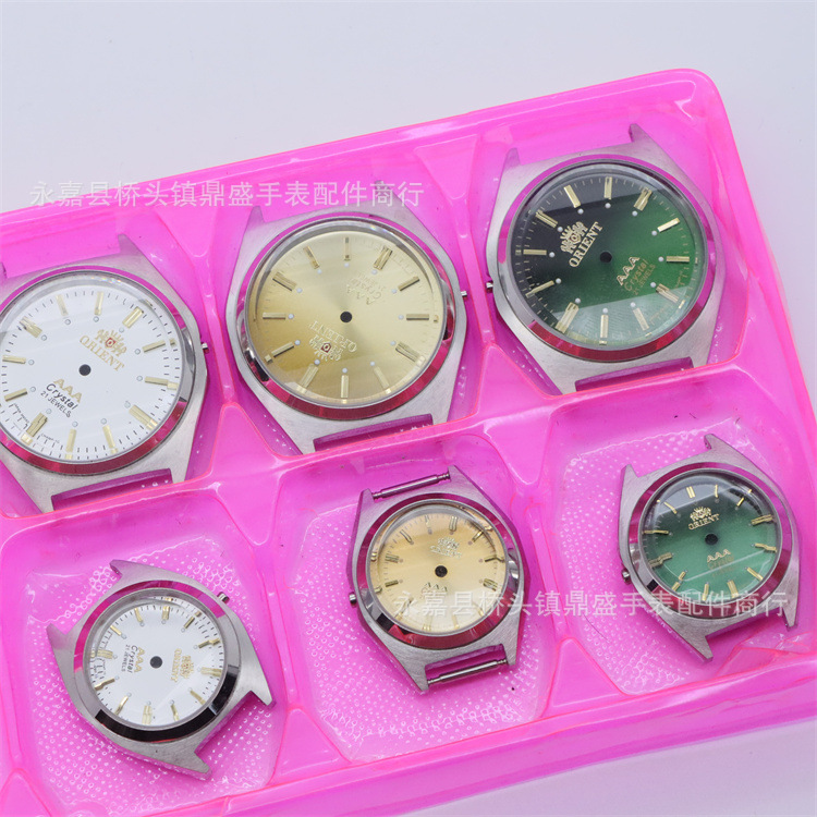 Аксессуары для часов Винтажные кварцевые часы Три A Корпус часов 2035 Механизм Водонепроницаемые мужские и женские Часы из нержавеющей стали 2105