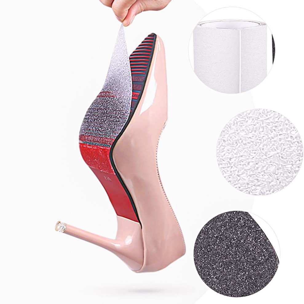 Self-Adhesive Anti-Slip Sole Anti-Wear Sticker Transparent Anti-Wear Sole Sticker Rubber Sole Thickened Wear-Resistant Sole Shoe Material Sole Piece