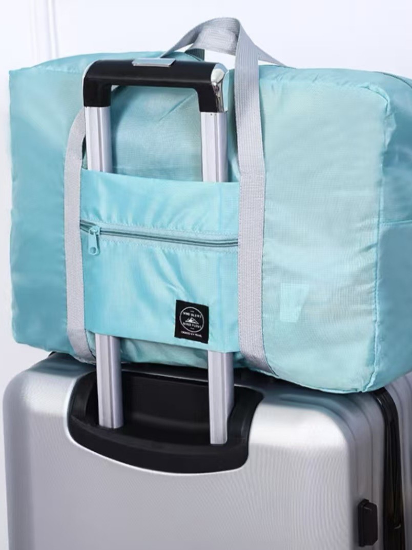 Korean Version Second-Generation Airplane Bag Large-Capacity Travel Bag Foldable Storage Bag Waterproof Travel Storage Bag Wear-Resistant and Lightweight