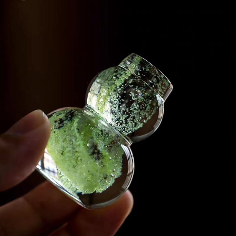 Набор крышек из кристального стекла с флуоресцентным эффектом для чайника и чайных аксессуаров