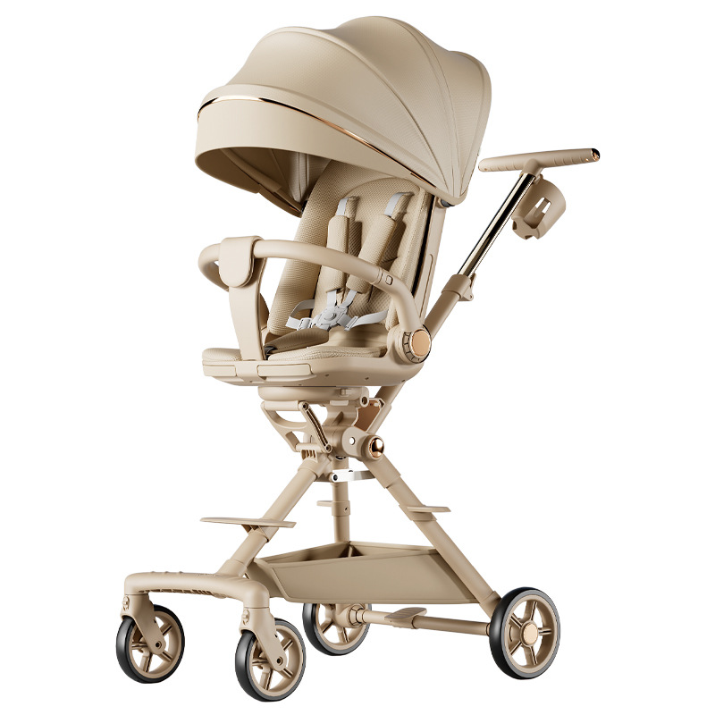 New multi-functional baby trolley trolley lightweight sitting and lying two-way implementation of men's and women's high landscape stroller