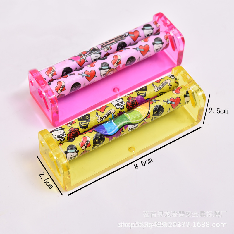 Cross-border hot-selling manual cigarette maker 86 120mm filler mini cigarette maker diversified rotating cigarette