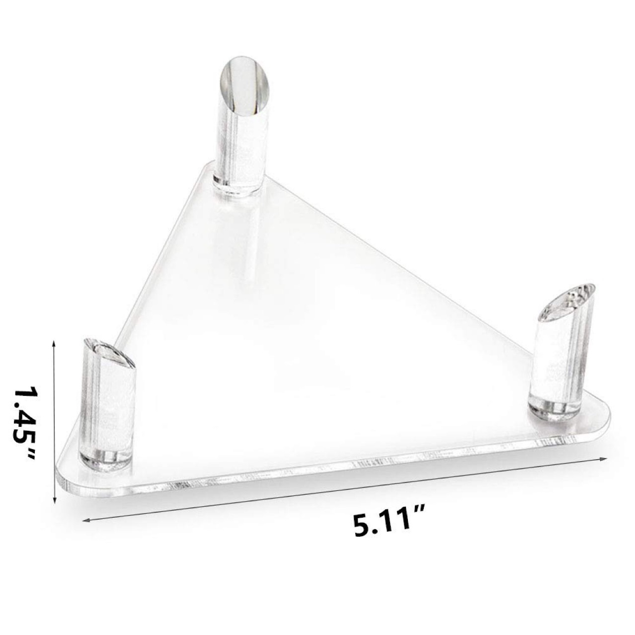 Acrylic Stand Triangle Football Volleyball Bowling Bracket Sporting Goods Ball Display Stand
