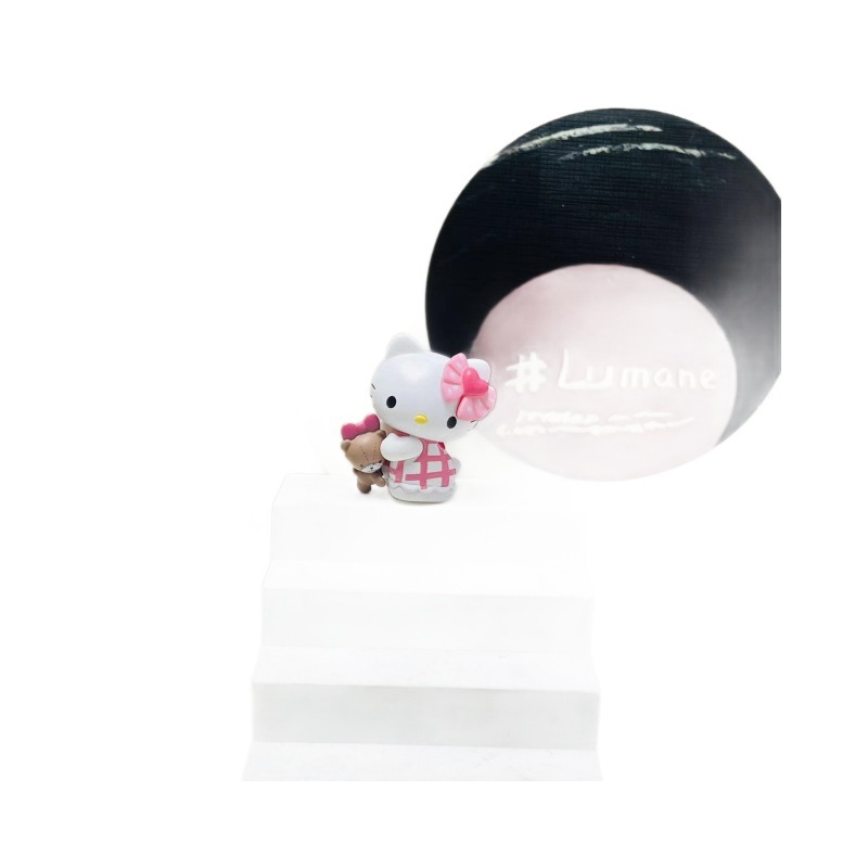 Hello Kt Cat DIY Cute Doll Keychain Toy Figurine Trendy Handmade Gift Wholesale in Stock