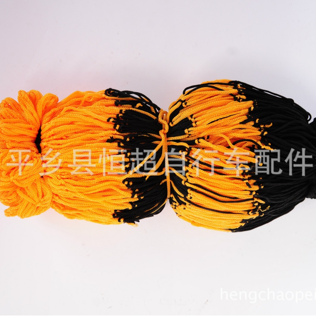 Manufacturer Wholesale Portable Volleyball Basketball Football Net Bag Ball Net Bag Thick Black and Yellow Ball Pocket and Air Needle