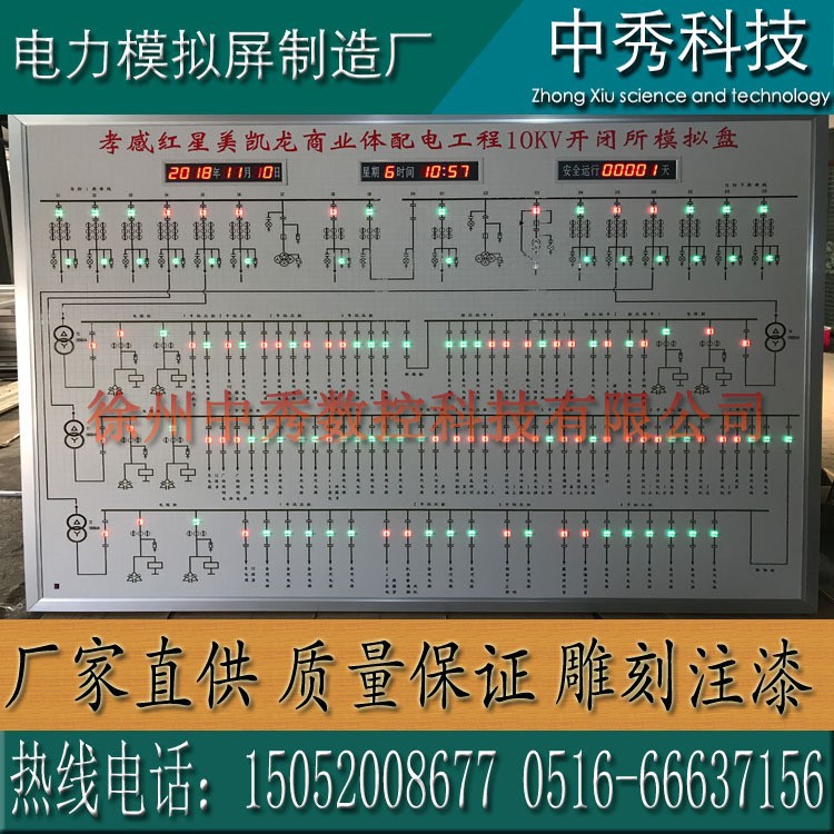Manufacturer Supplies Wholesale Power Simulation Screen Mosaic Simulation Plate Diagram Board Electrical System Diagram Primary Simulation Diagram Board