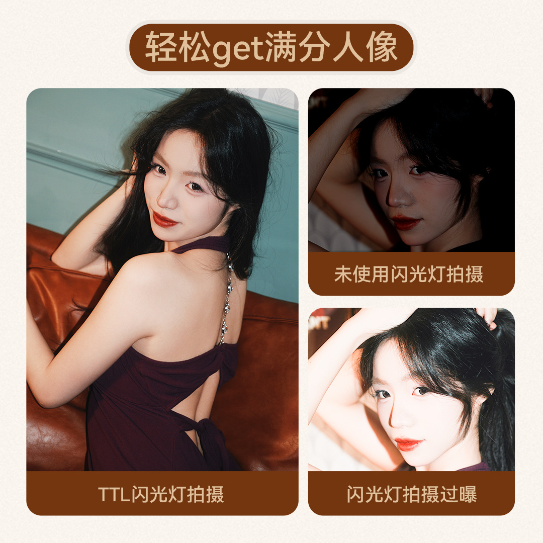 Zeniko Zt08 Camera Flash Ttl Automatic Metering Slr Mirrorless Fill Light for Photography Portrait Night Scene