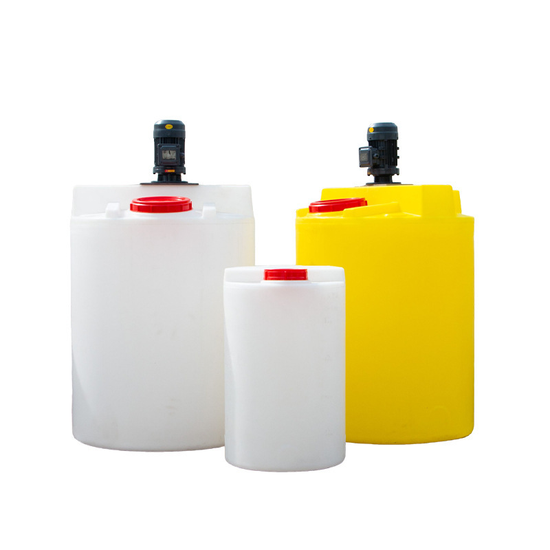 Factory Direct Sales Pe Mixing Barrel Factory Wholesale Industrial Wastewater Treatment Equipment Dosing Barrel Plastic Mixing Tank