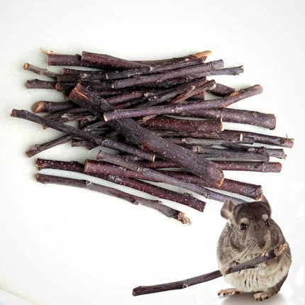 Amazon Chinchilla Hamster Rabbit Snacks Teeth Grinding Chewing Wooden Teeth Grinding Sticks Dried Apple Branches Wholesale