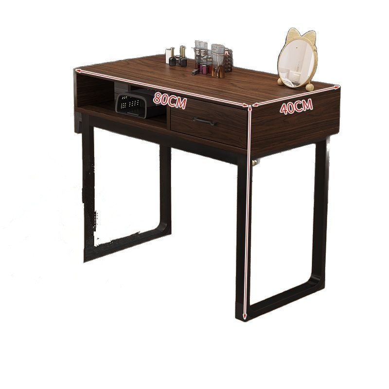 Nail Art Table and Chair Set, Retro Special Price, Economical Single/Double Workstation Nail Art Table with Lamp, Japanese Style Nail Salon Table and Chairs