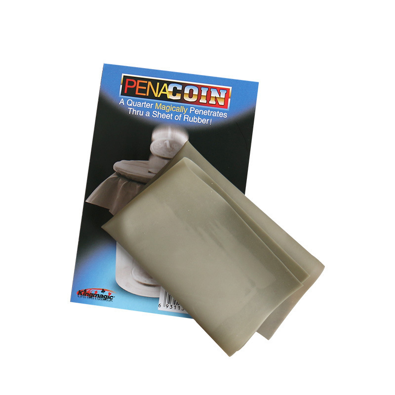 Black hole legend coin wear film coin wear cup coin into cup thin transparent through magic props