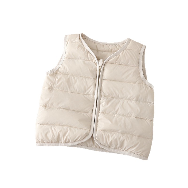 Children's Warm and Lightweight down Vest Vest for Men and Women, Small and Medium-Sized Kidsren's Vest Liner Vest, Girls' Winter Clothing New Style