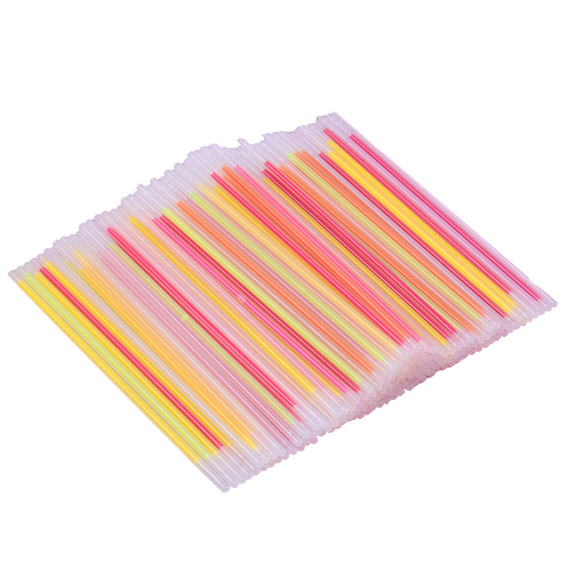 Night Market Stall Glow Stick Glow Stick Children's Toys Sticky Clothes Outdoor Wholesale Silver Luminous Bracelet Small Commodities