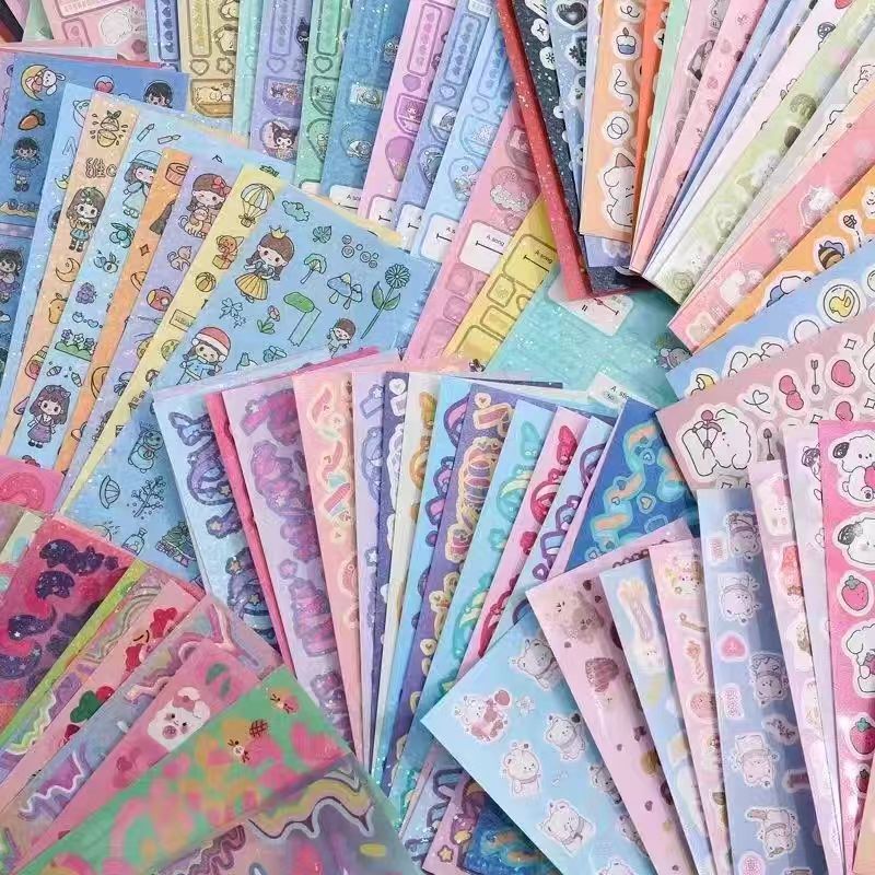 Guka Stickers Are Cheap and Random with Ancient Card Set Ins Decoration DIY Estimated Card Guka Disc Laser Stickers Are Sent Randomly