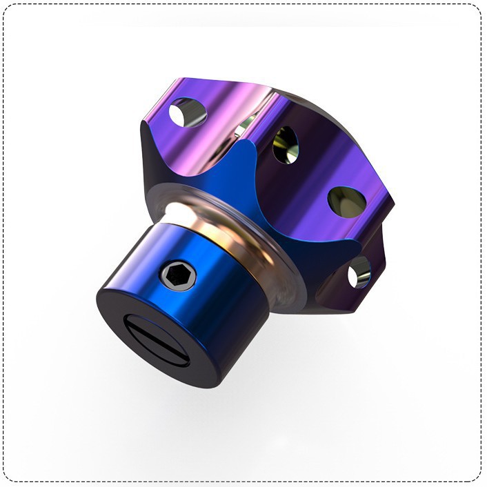 Motorcycle Electric Vehicle Modification Accessories Color Titanium Key Head Cover Scooter Key Cover Personalized Key Chain Decoration