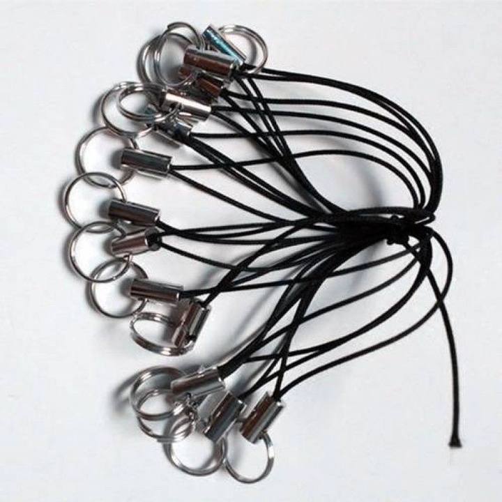 diy Handmade Jewelry Double Ring Mobile Phone Rope Mobile Phone Accessories Jewelry Pendant Rope Jewelry Accessories Doll Doll Hanging