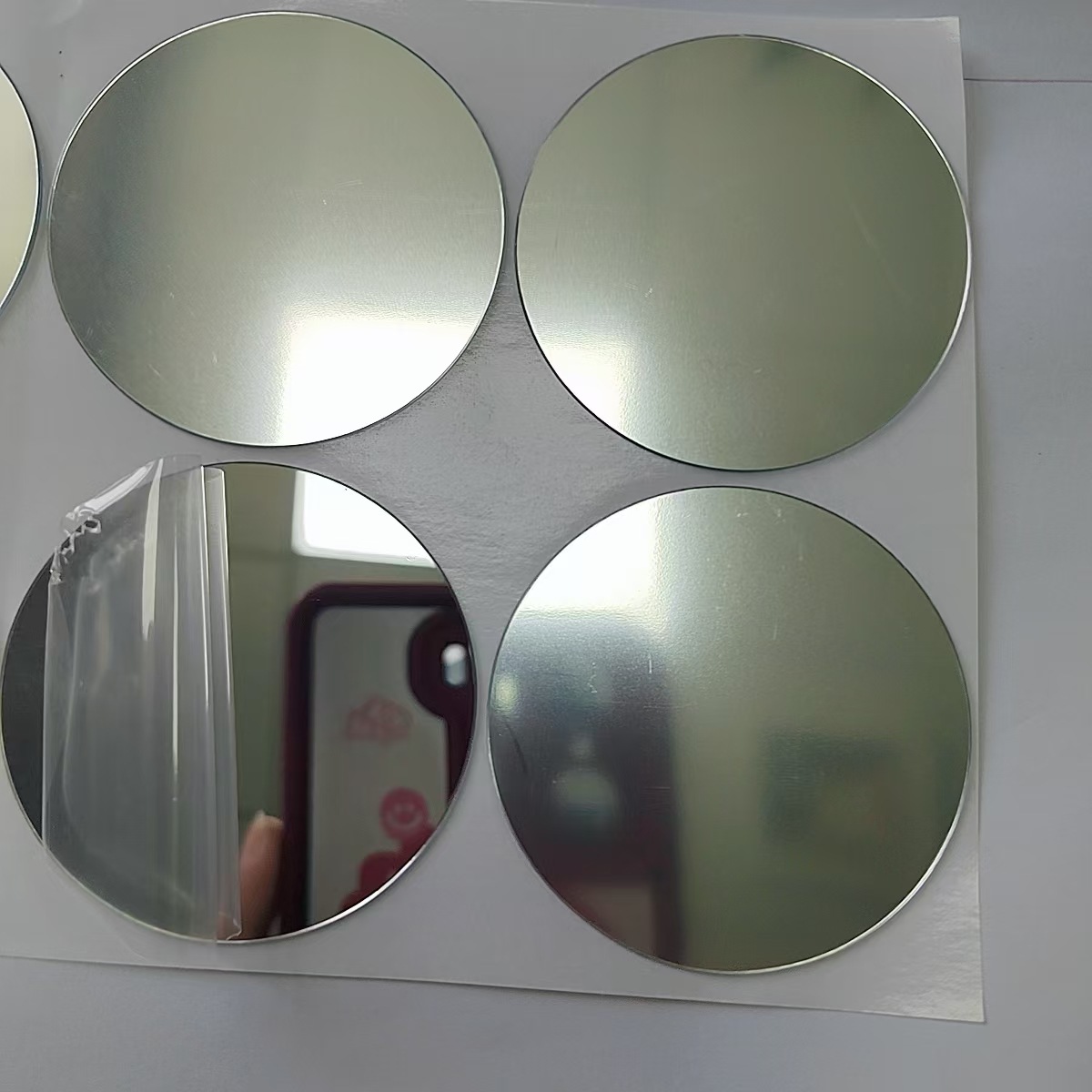 Factory wholesale acrylic mirror adhesive pc lens plastic PET mirror toy decorative PVC soft lens