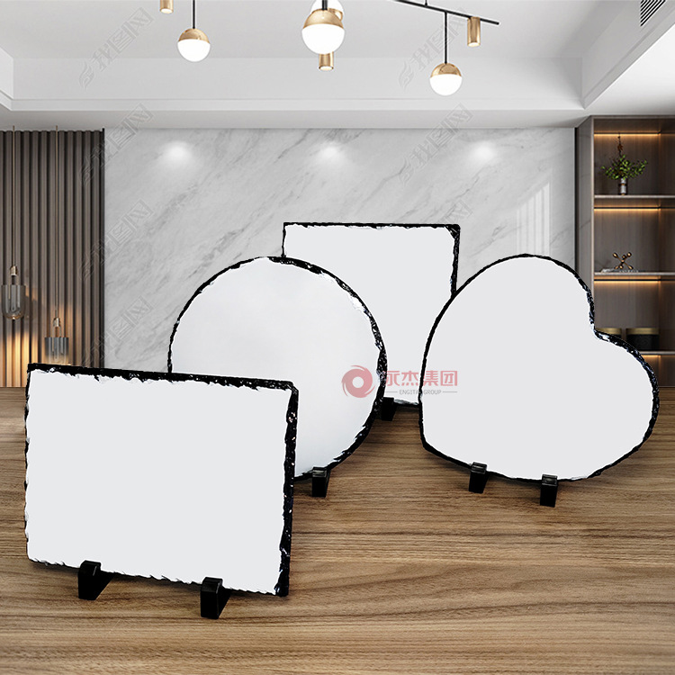 Cross-Border Heat Transfer Stone Painting Blank Coating Natural Rock Stone Painting Sublimation Stone Painting Rock Print