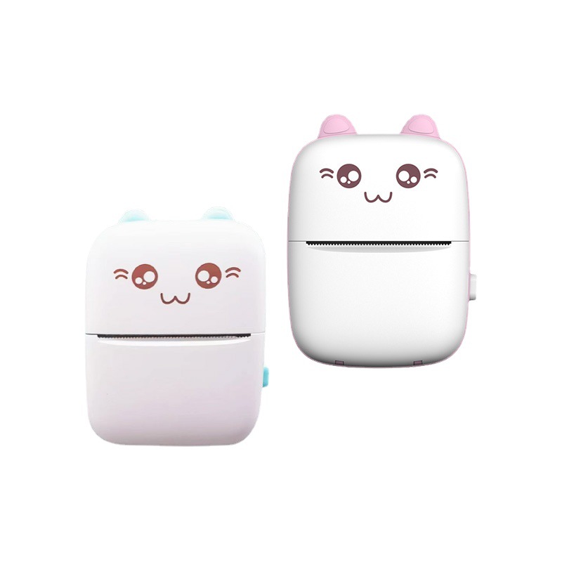 mini printer mini pocket printer bluetooth ink-free thermal student wrong topic sticker printer