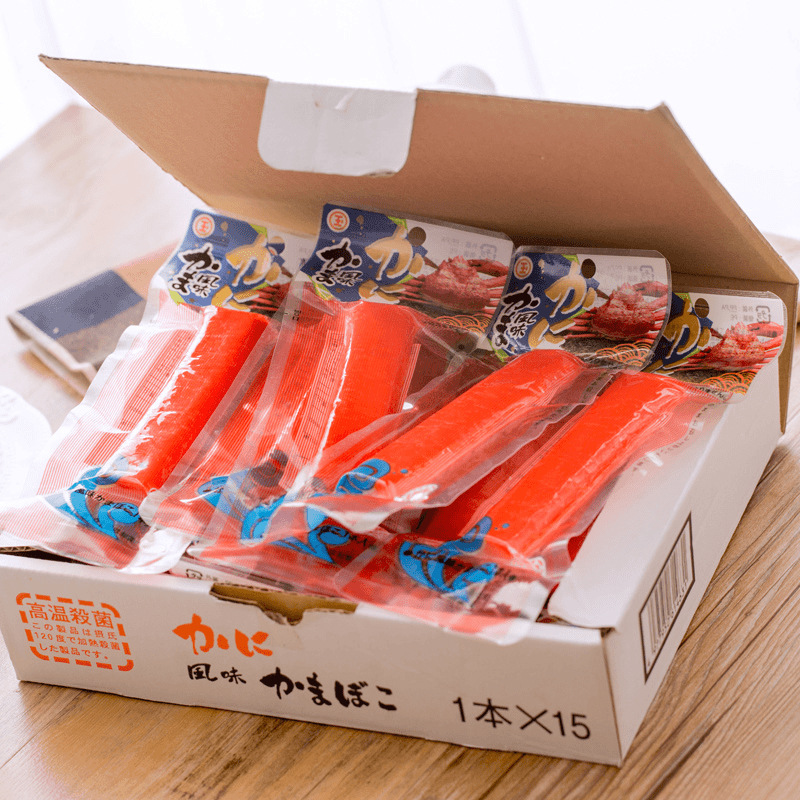 South Korea imported pill yuxiang smooth crab fillet fish stick 45 g/bag ready-to-eat crab stick marine snack