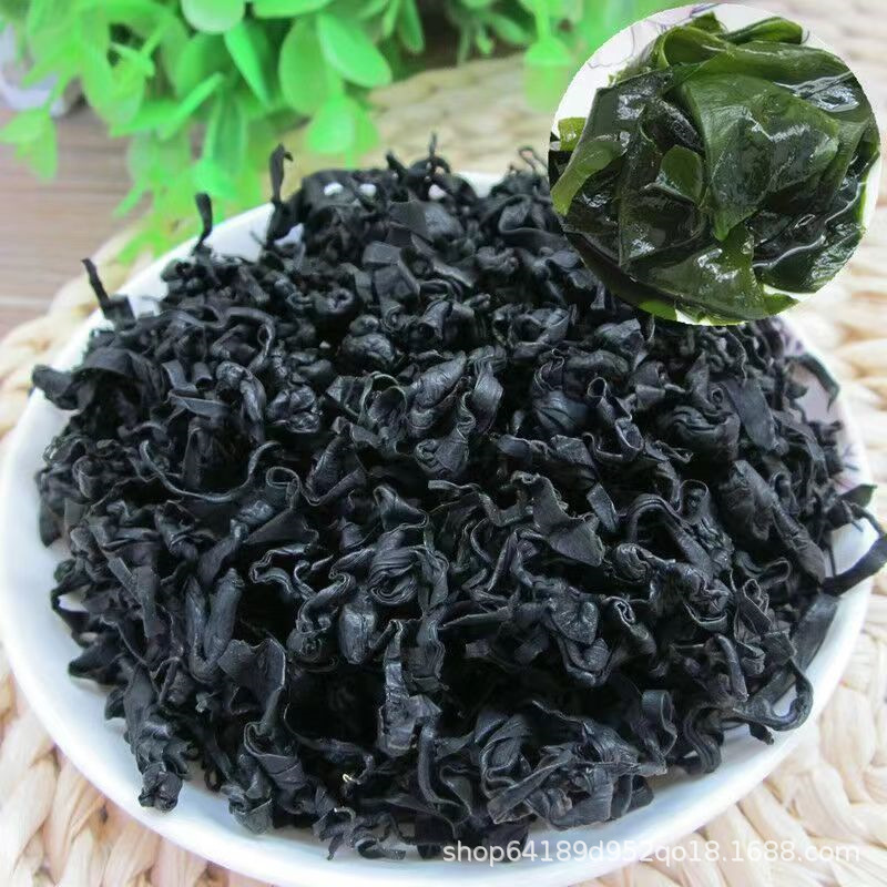 Non-fat Undaria pinnatifida Shredded Kelp Dried Goods Sand-free Tender Seafood Vegetables Children's Calcium Supplements Cold Hot Pot Ingredients