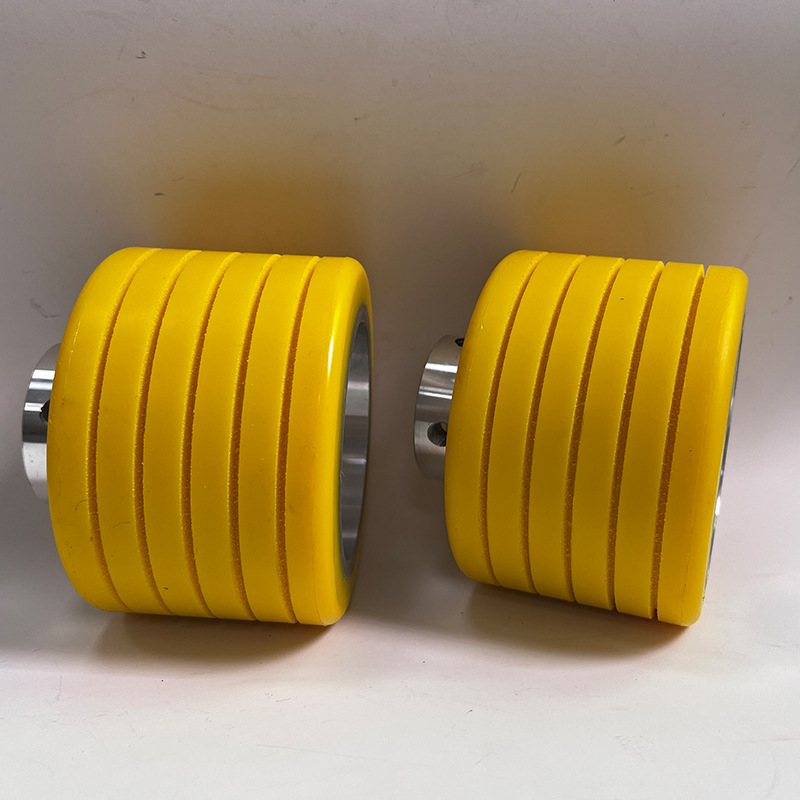 Carton Printing Nailing Machine Conveyor Line Guide Wheel Semi-Automatic Polyurethane Carton Nailing Machine Paper Feeding Rubber Wheel Factory Direct Supply