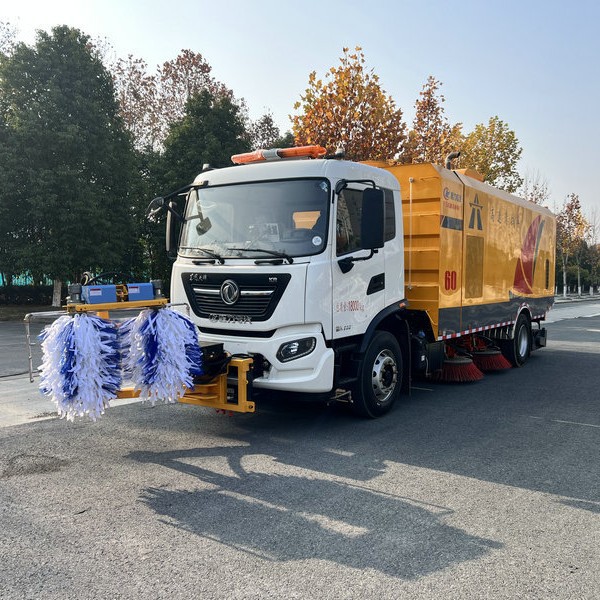 Индивидуальный многофункциональный дорожный моющий и подметающий аппарат с 80K противоударным мешком, подметатель Dongfeng Tianjin