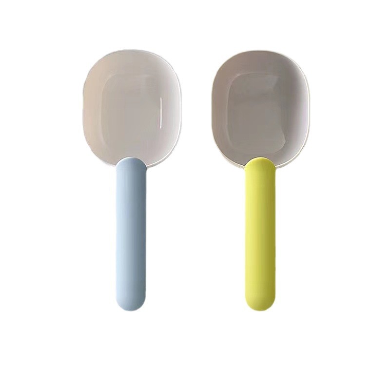 Multi-Functional Rice Spoon Dig Flour Spoon Household Long Handle with Clip Spoon for Flour Spoon Measuring Spoon Creative Measuring Spoon for Rice Nink Spoon